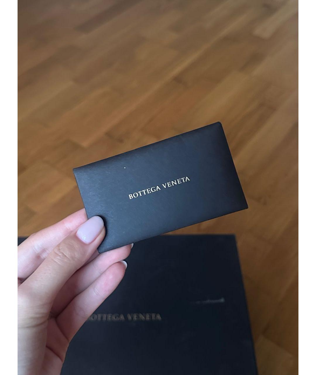 BOTTEGA VENETA Черные кожаные ботинки, фото 6