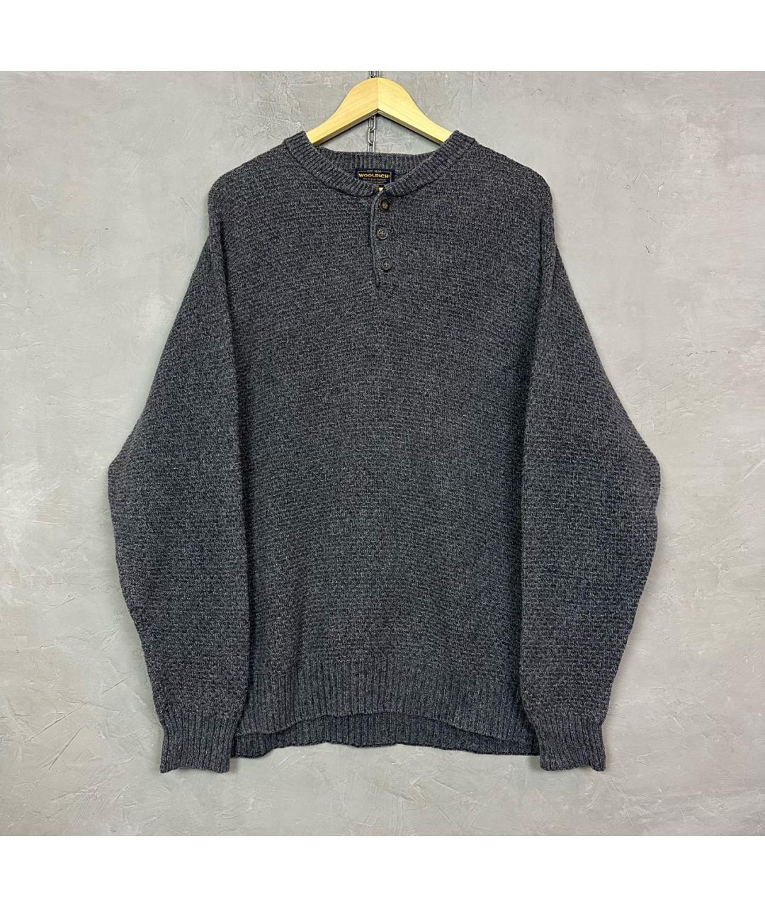 WOOLRICH Серый шерстяной джемпер / свитер, фото 6