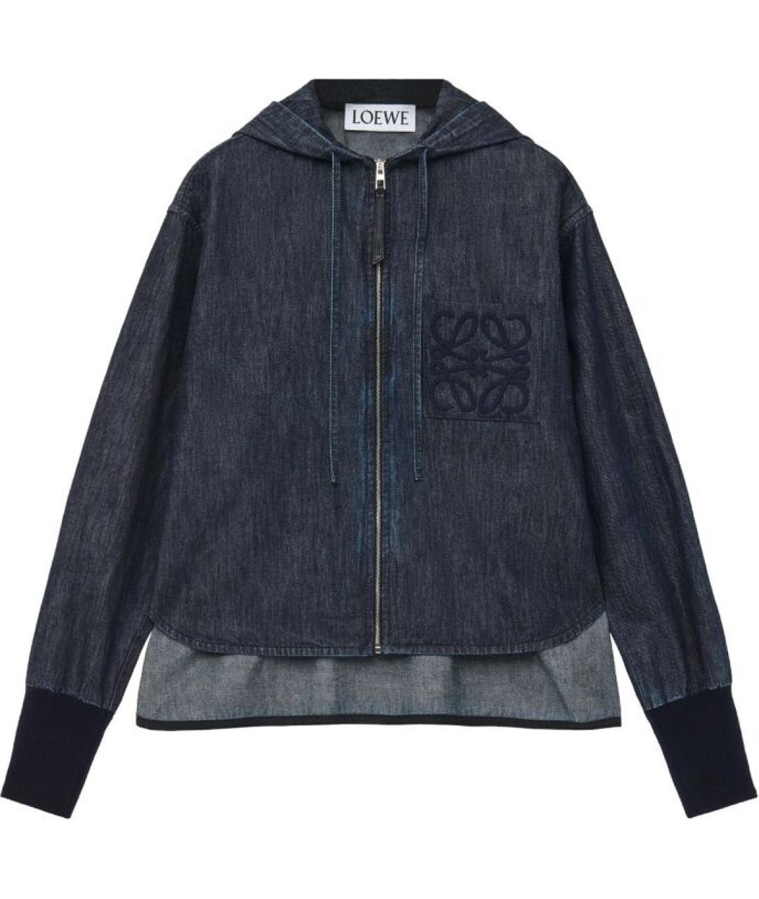 LOEWE Темно-синяя деним куртка, фото 1
