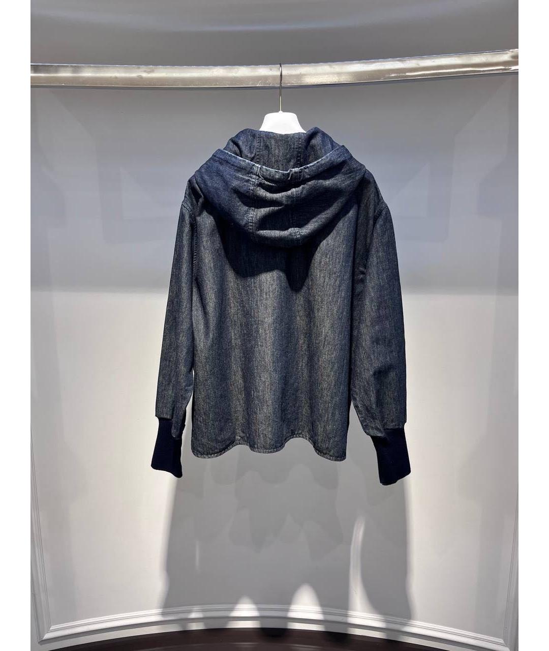 LOEWE Темно-синяя деним куртка, фото 3