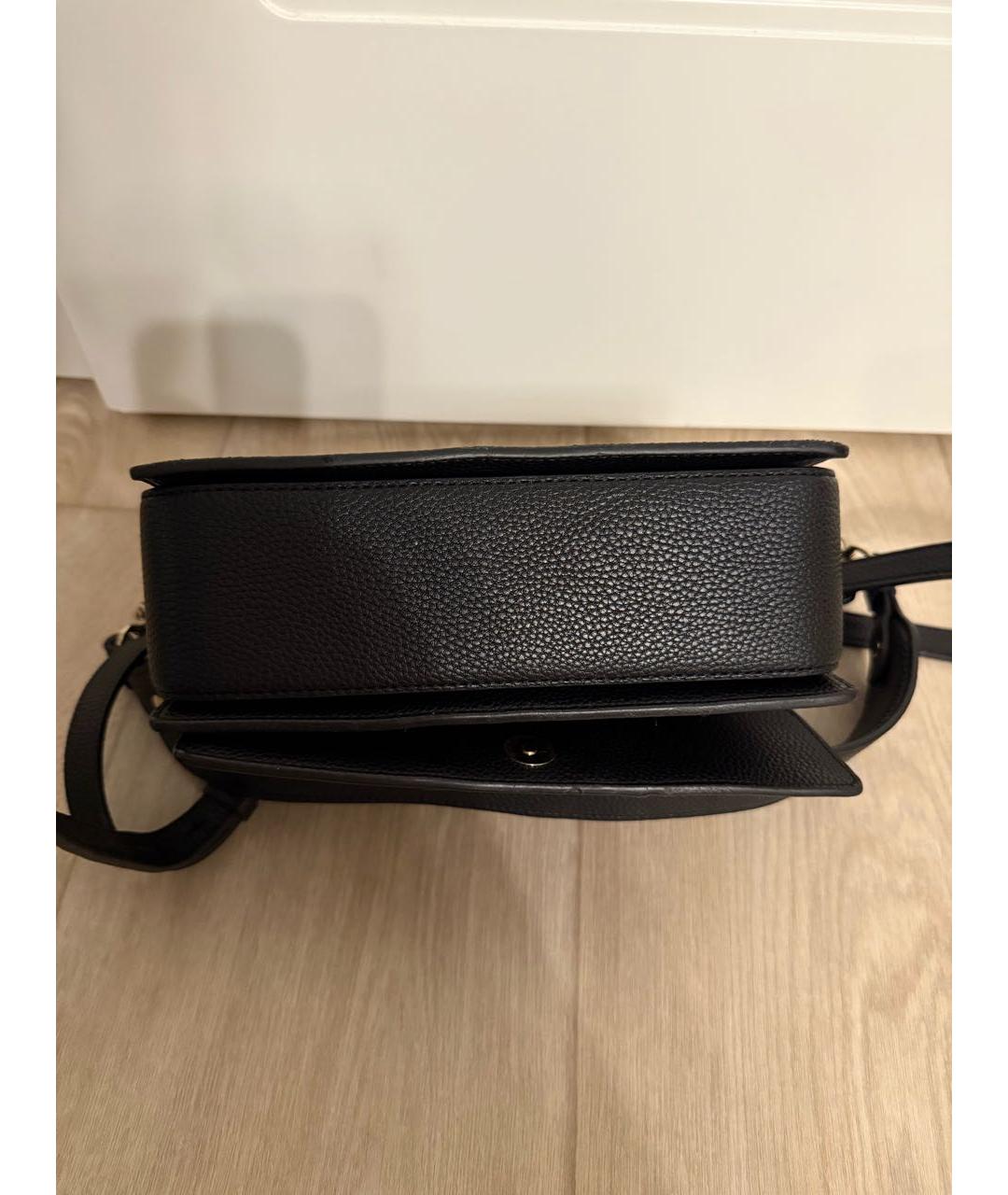 KARL LAGERFELD Черная сумка через плечо из искусственной кожи, фото 5