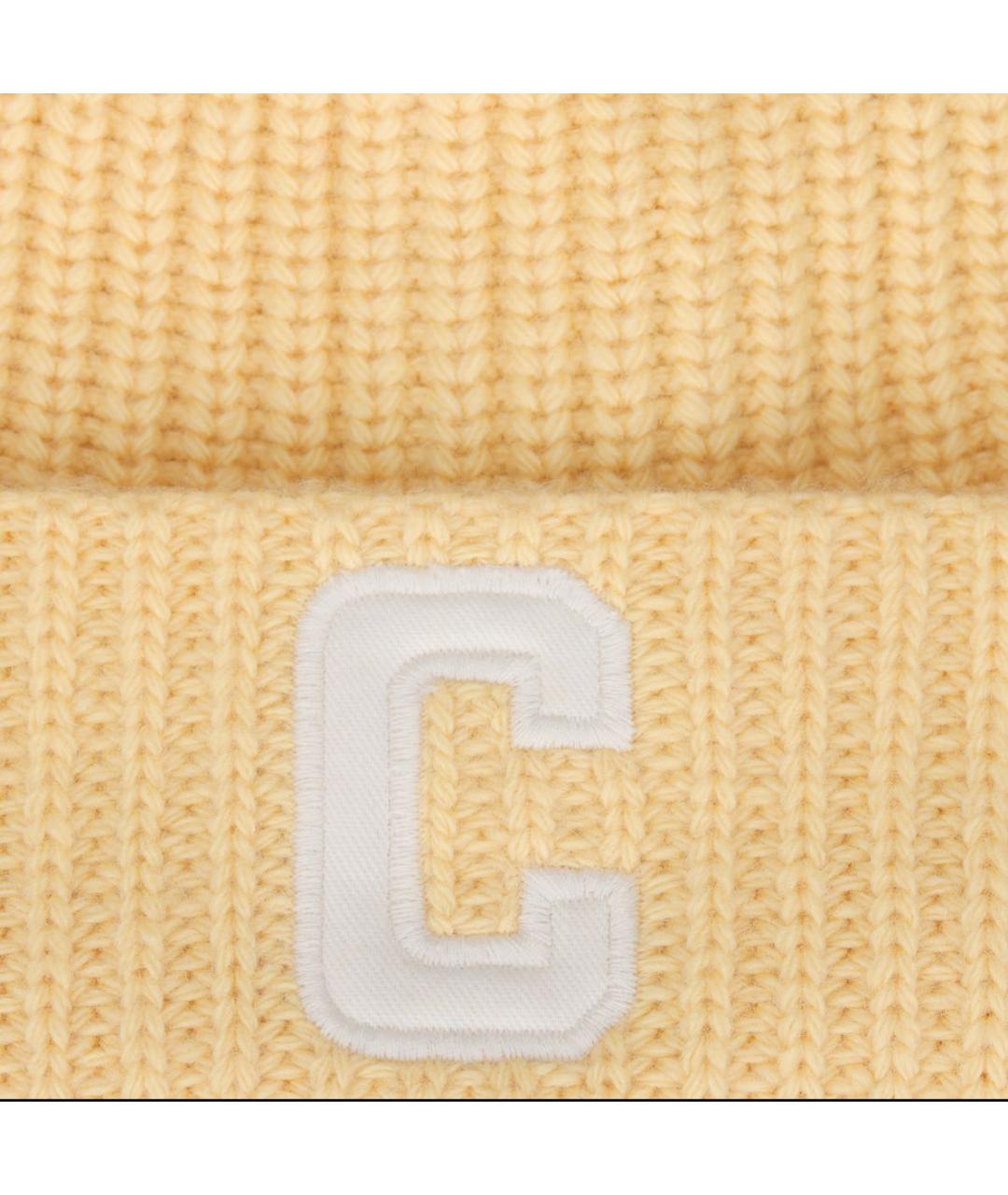 CELINE Желтая кашемировая шапка, фото 6