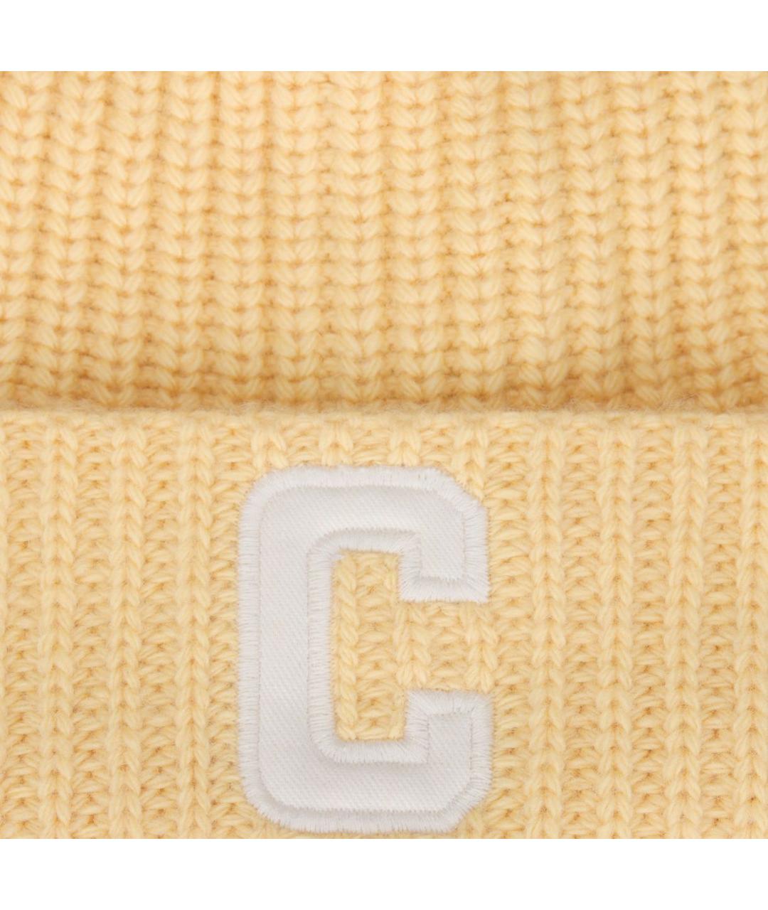 CELINE Желтая кашемировая шапка, фото 3