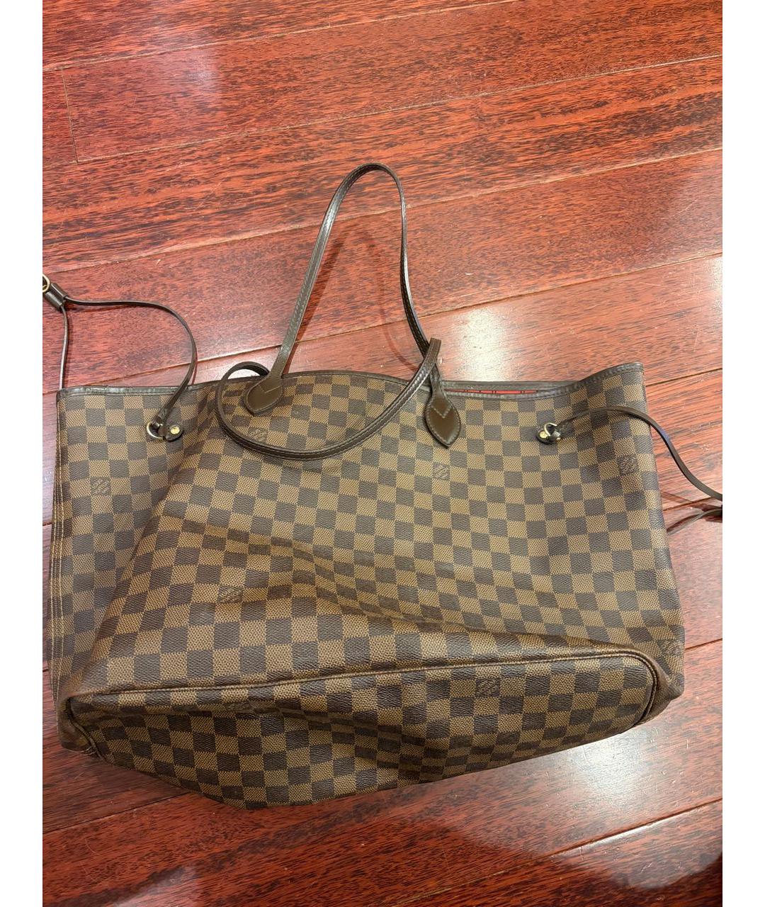 LOUIS VUITTON Коричневая пляжная сумка, фото 2