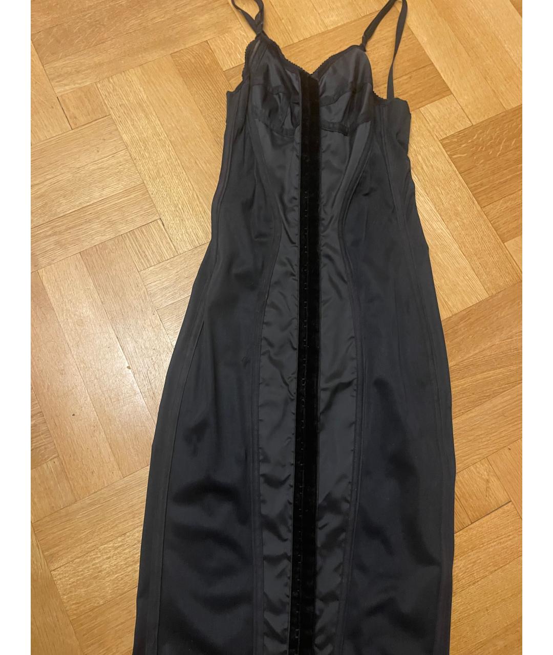 DOLCE&GABBANA Черное вечернее платье, фото 4