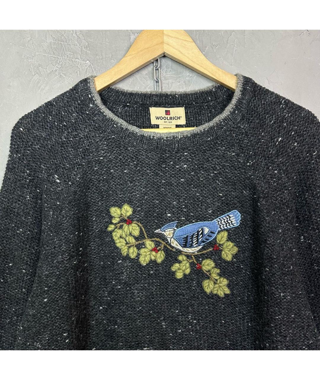 WOOLRICH Серый шерстяной джемпер / свитер, фото 4
