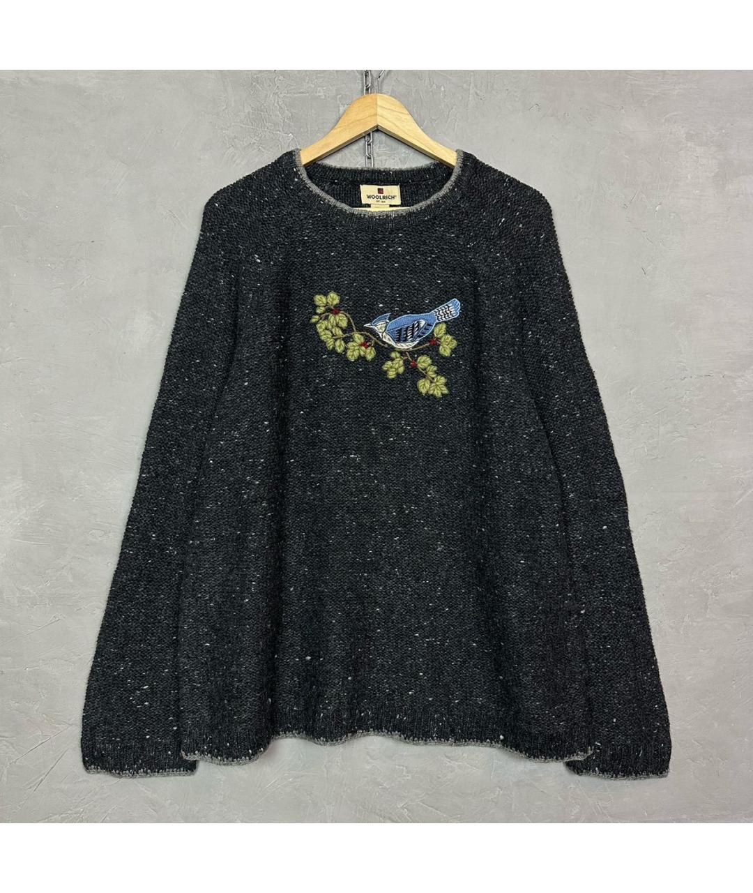 WOOLRICH Серый шерстяной джемпер / свитер, фото 8
