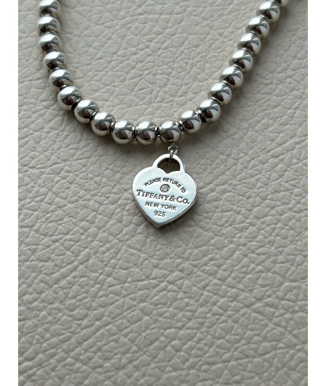 TIFFANY&CO Бирюзовый серебряный браслет, фото 5