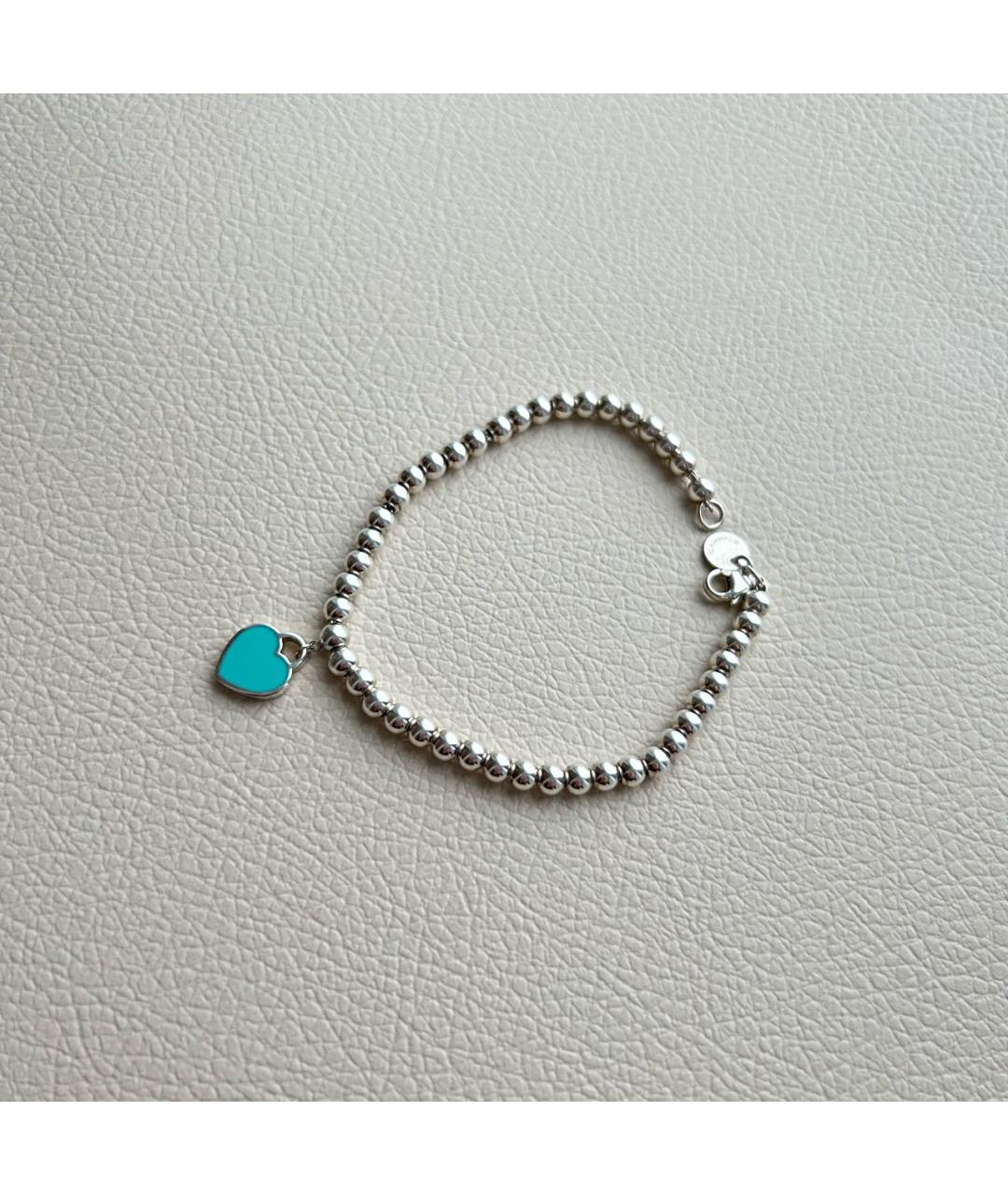 TIFFANY&CO Бирюзовый серебряный браслет, фото 3