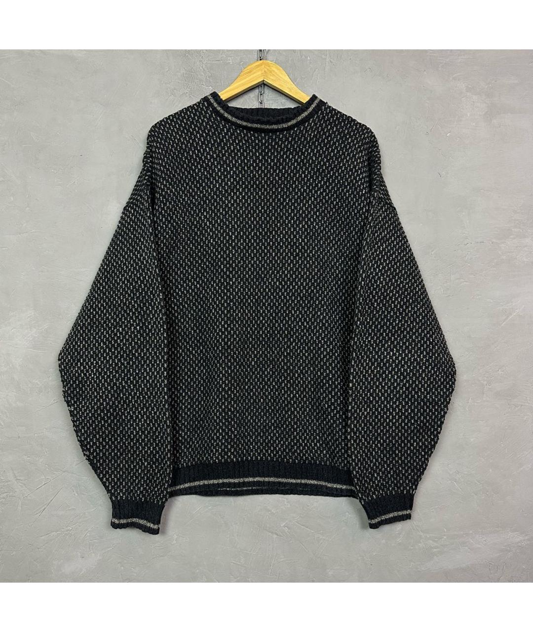 WOOLRICH Черный шерстяной джемпер / свитер, фото 6