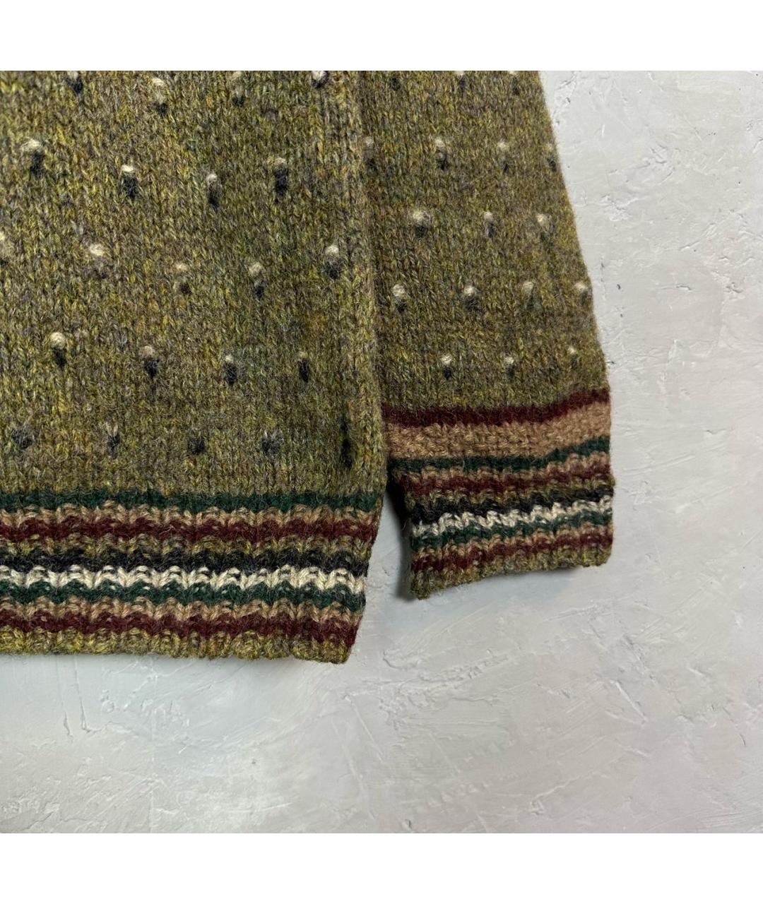 WOOLRICH Коричневый шерстяной джемпер / свитер, фото 6