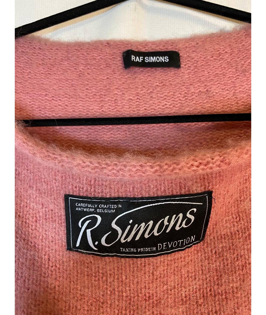 RAF SIMONS Коралловый шерстяной джемпер / свитер, фото 4