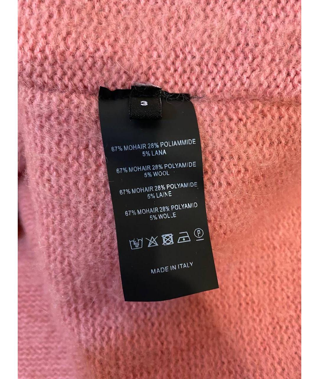 RAF SIMONS Коралловый шерстяной джемпер / свитер, фото 5