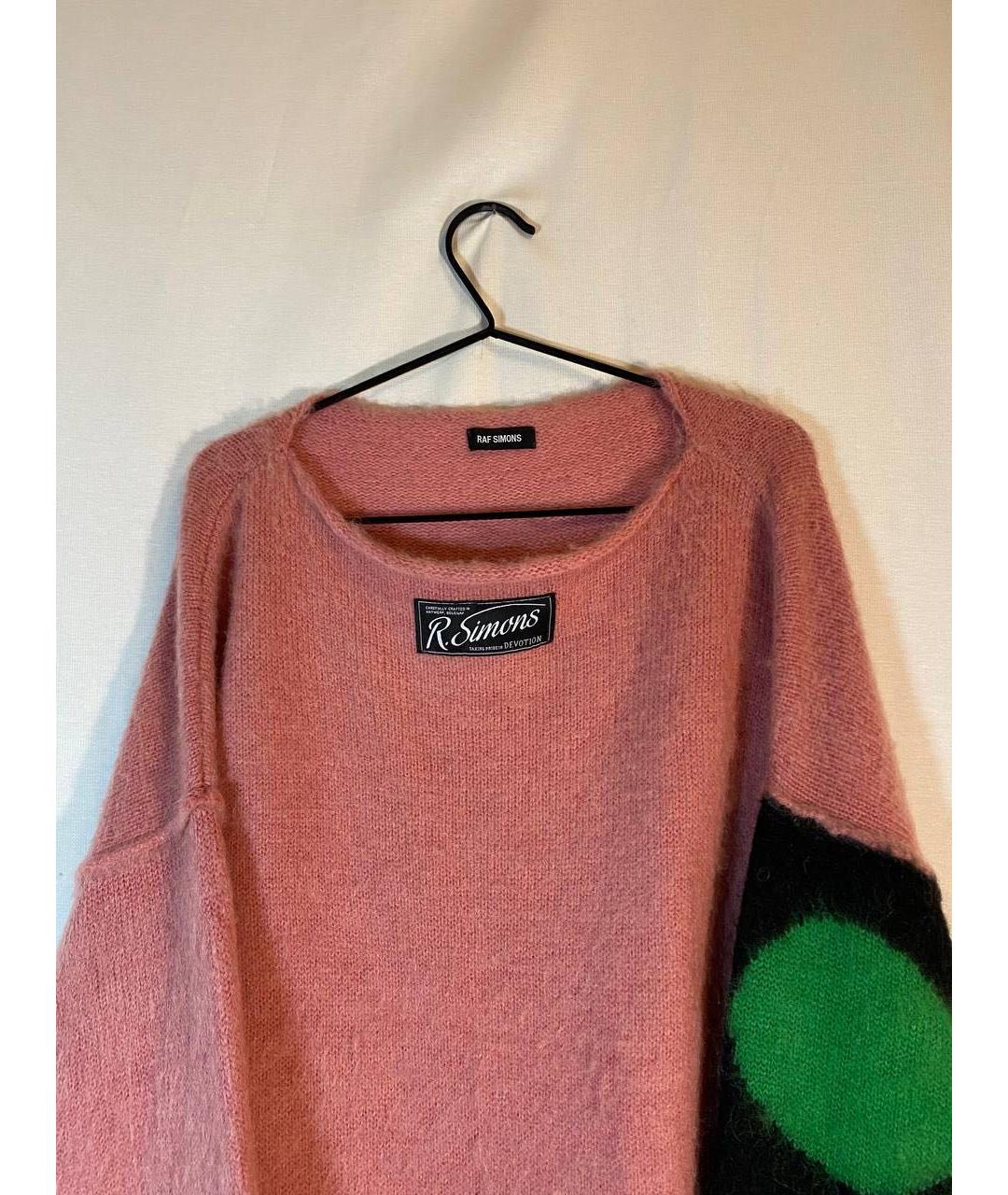 RAF SIMONS Коралловый шерстяной джемпер / свитер, фото 3