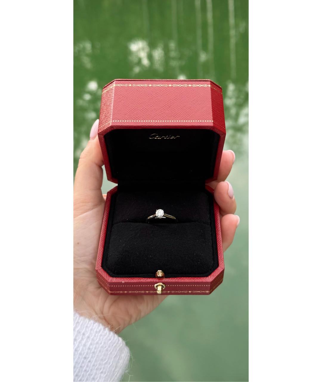 CARTIER Серебряное кольцо из белого золота, фото 2