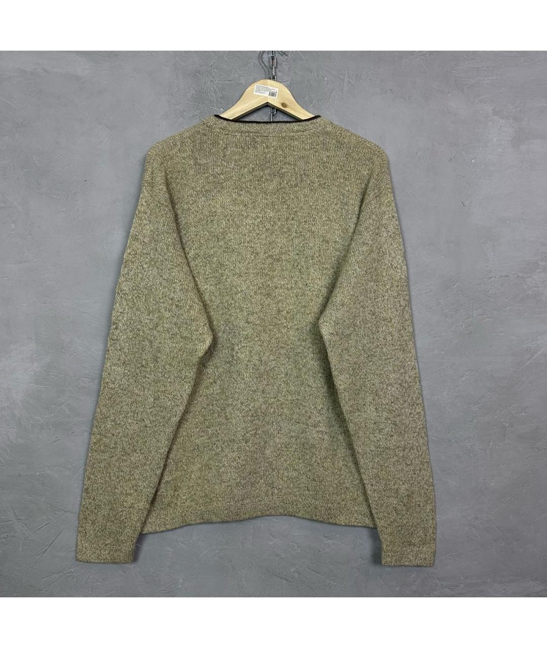 WOOLRICH Бежевый шерстяной джемпер / свитер, фото 5