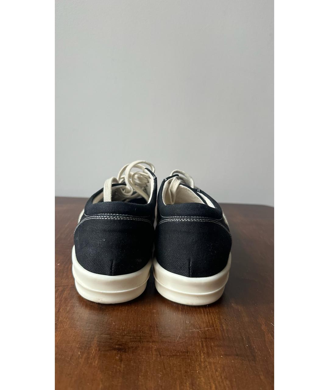 RICK OWENS DRKSHDW Черные замшевые кеды, фото 4