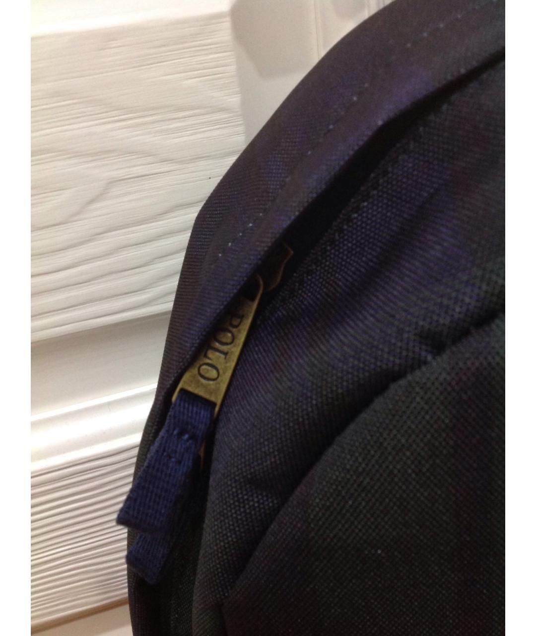 POLO RALPH LAUREN Черный тканевый рюкзак, фото 6