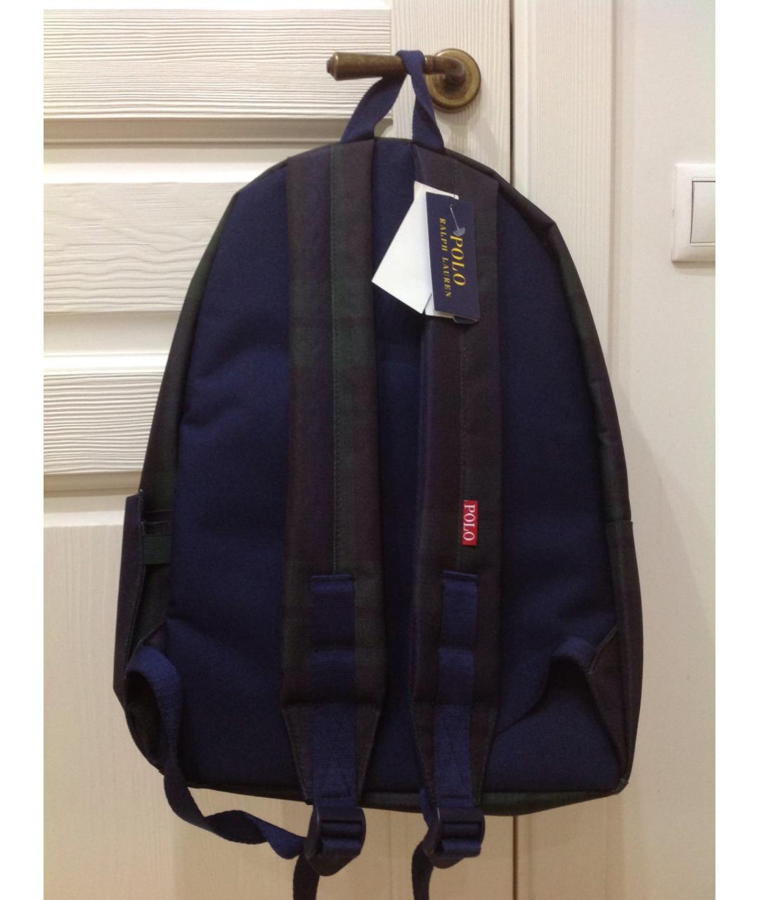 POLO RALPH LAUREN Черный тканевый рюкзак, фото 5