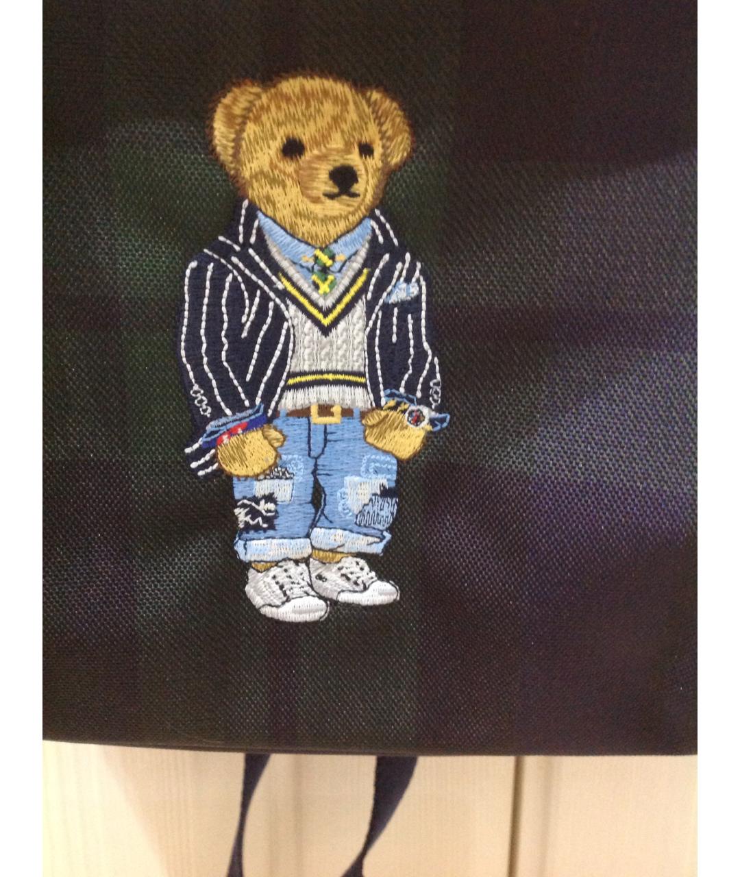 POLO RALPH LAUREN Черный тканевый рюкзак, фото 7