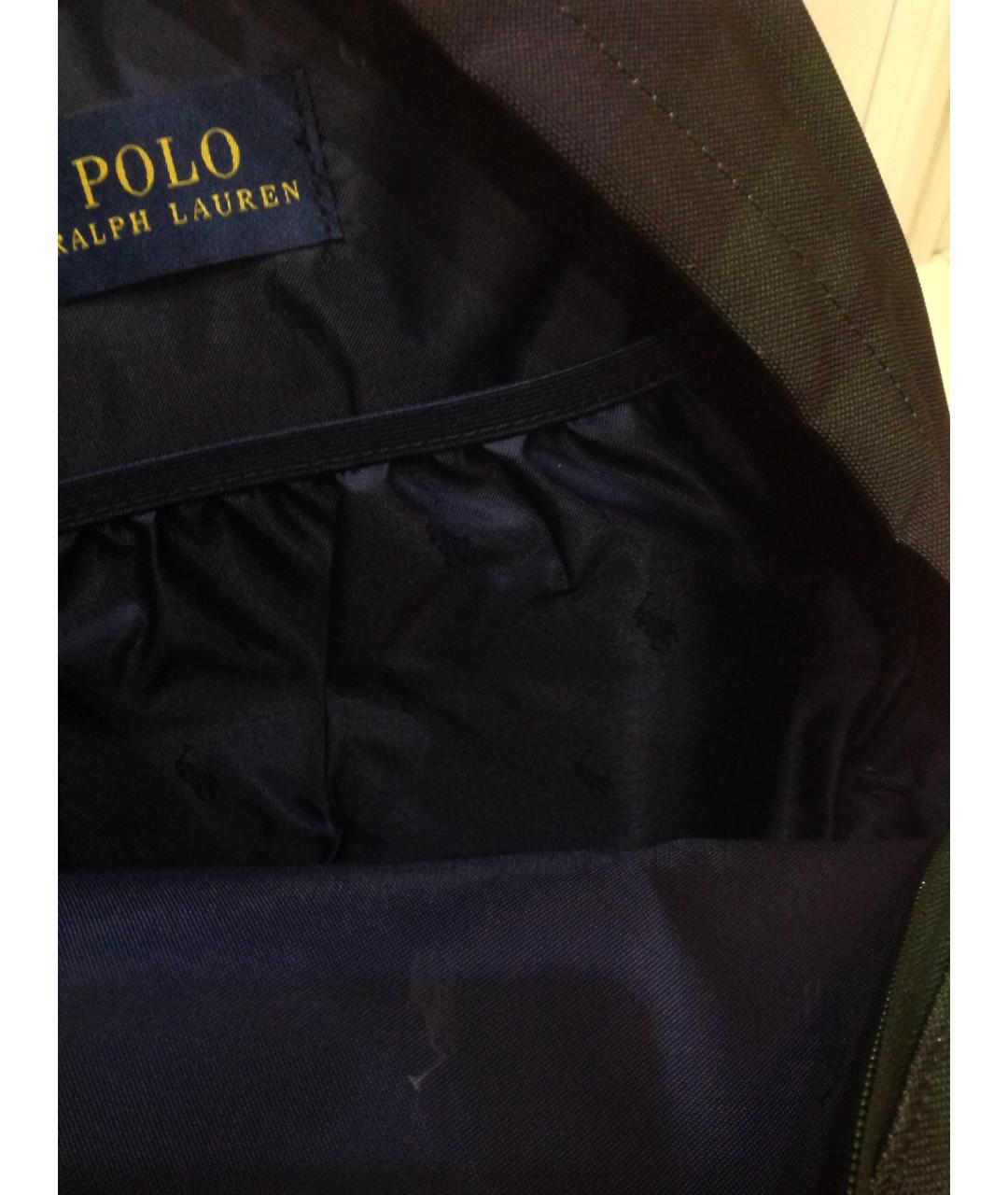 POLO RALPH LAUREN Черный тканевый рюкзак, фото 9