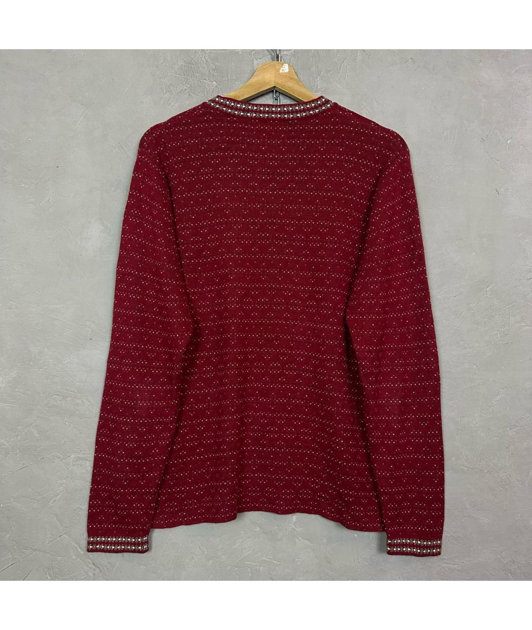 WOOLRICH Бордовый хлопковый джемпер / свитер, фото 2