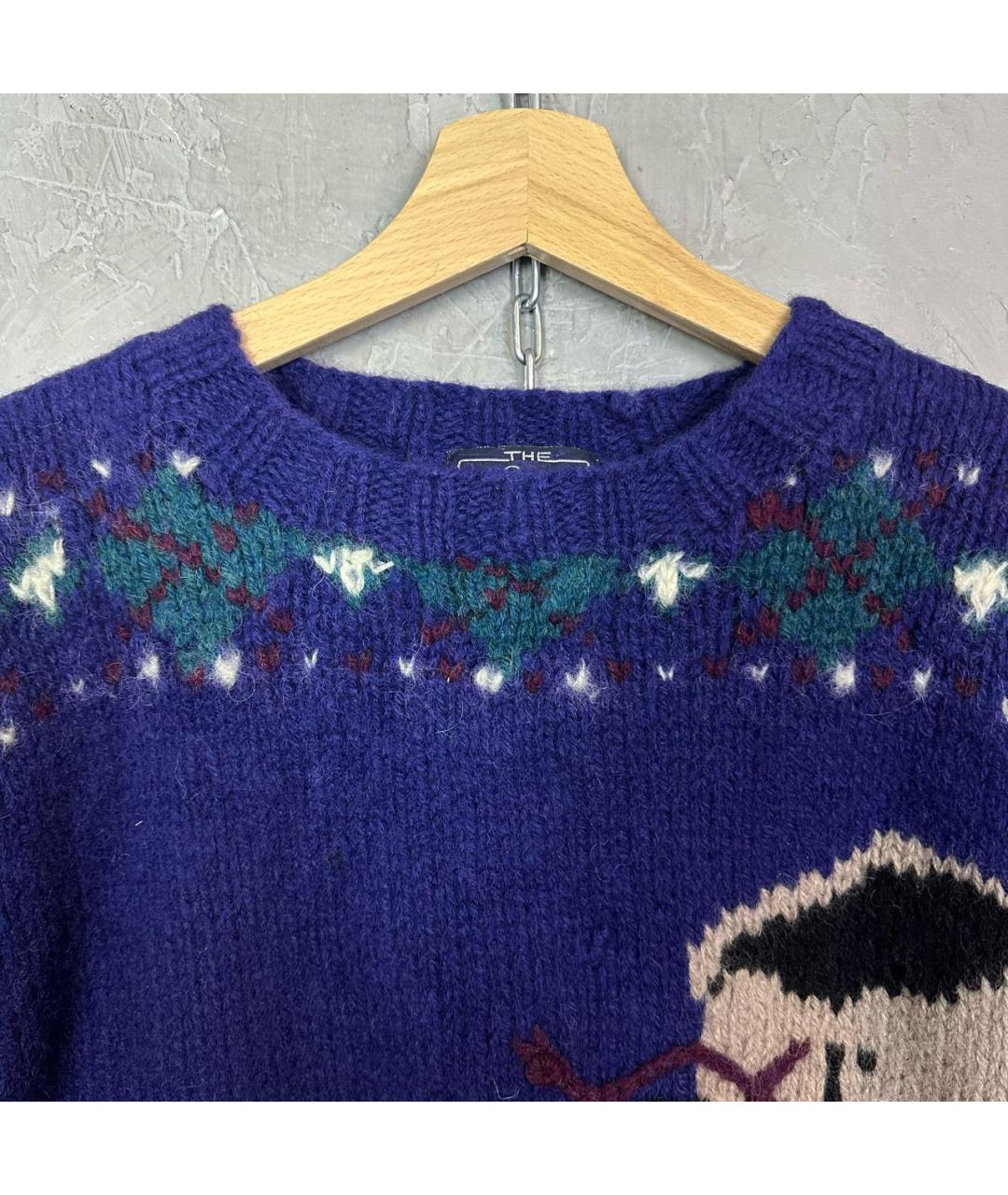 WOOLRICH Фиолетовый шерстяной джемпер / свитер, фото 5