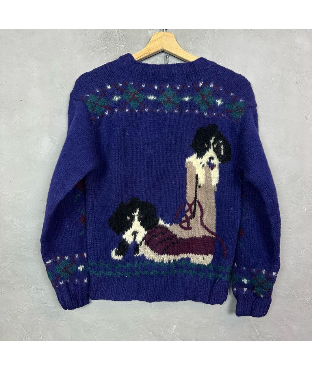 WOOLRICH Фиолетовый шерстяной джемпер / свитер, фото 3