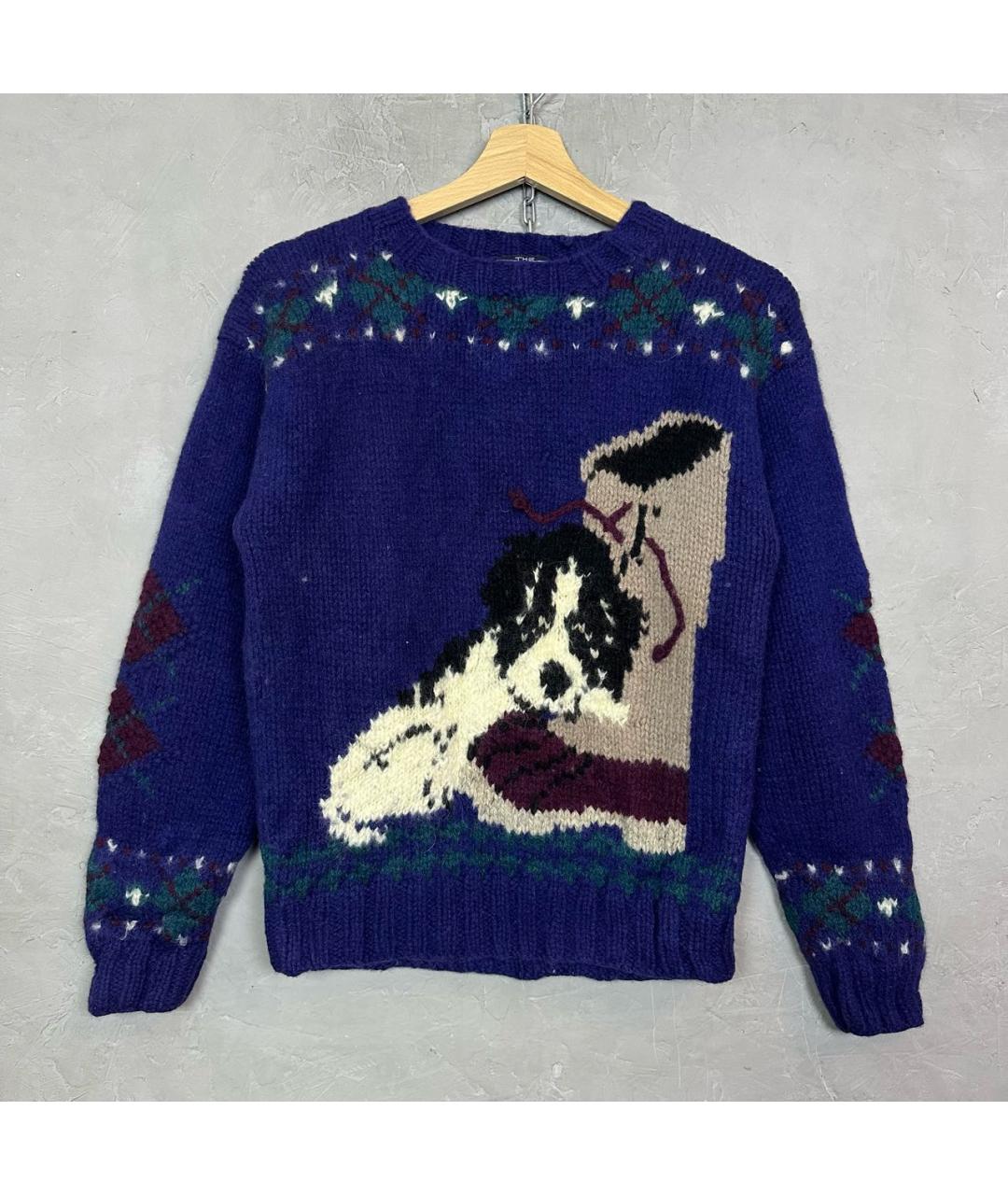 WOOLRICH Фиолетовый шерстяной джемпер / свитер, фото 2