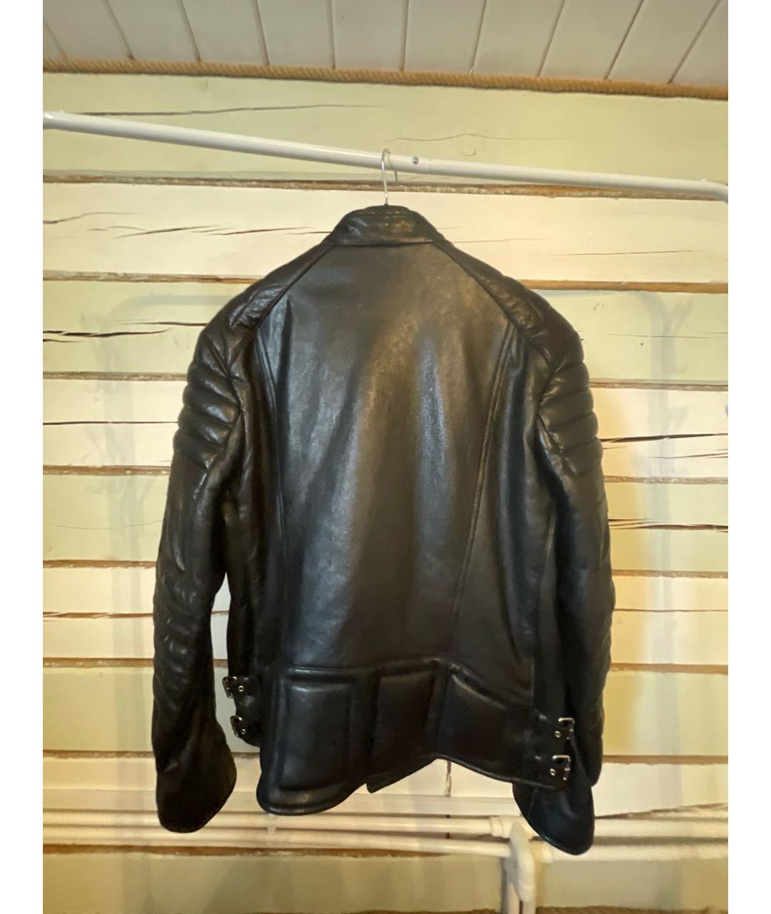 GUCCI Черная кожаная куртка, фото 2