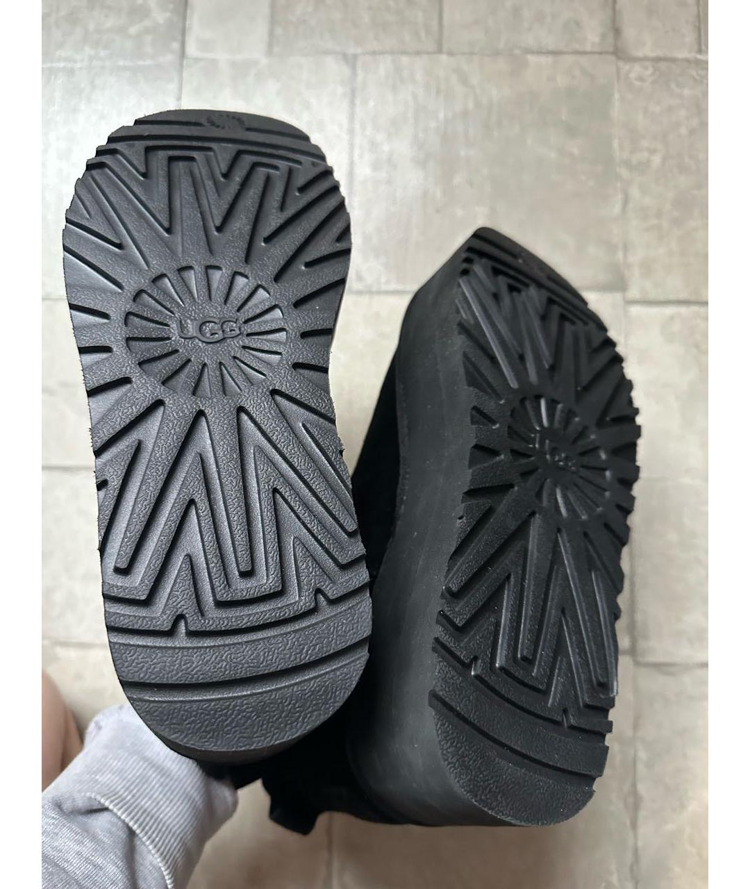UGG AUSTRALIA Черные замшевые ботинки, фото 6
