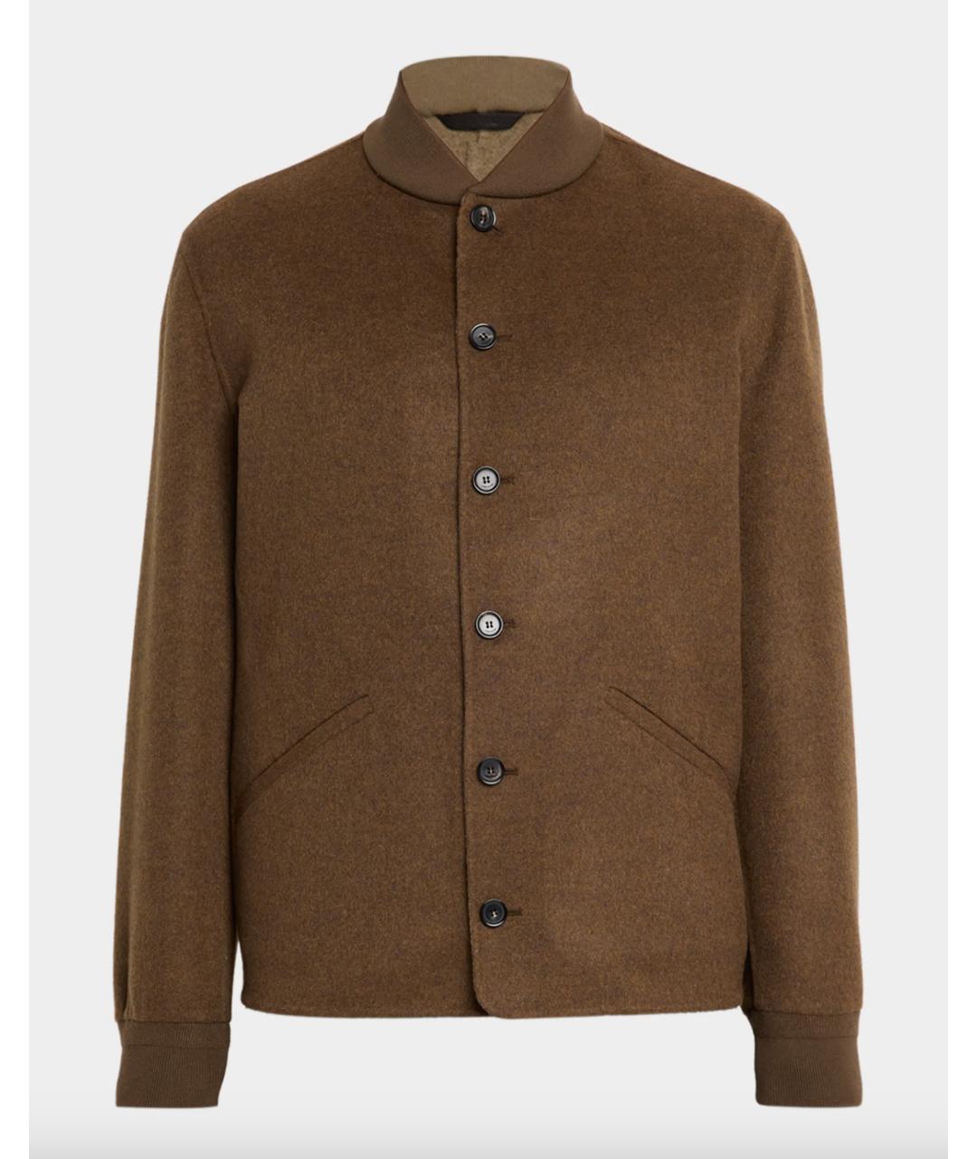 LORO PIANA Коричневое кашемировое пальто, фото 3