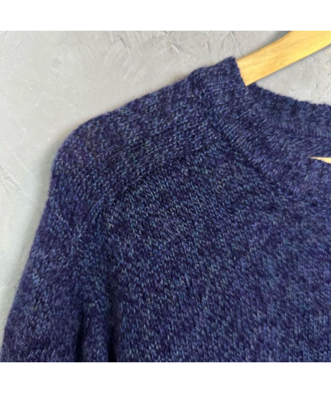 WOOLRICH Фиолетовый шерстяной джемпер / свитер, фото 4