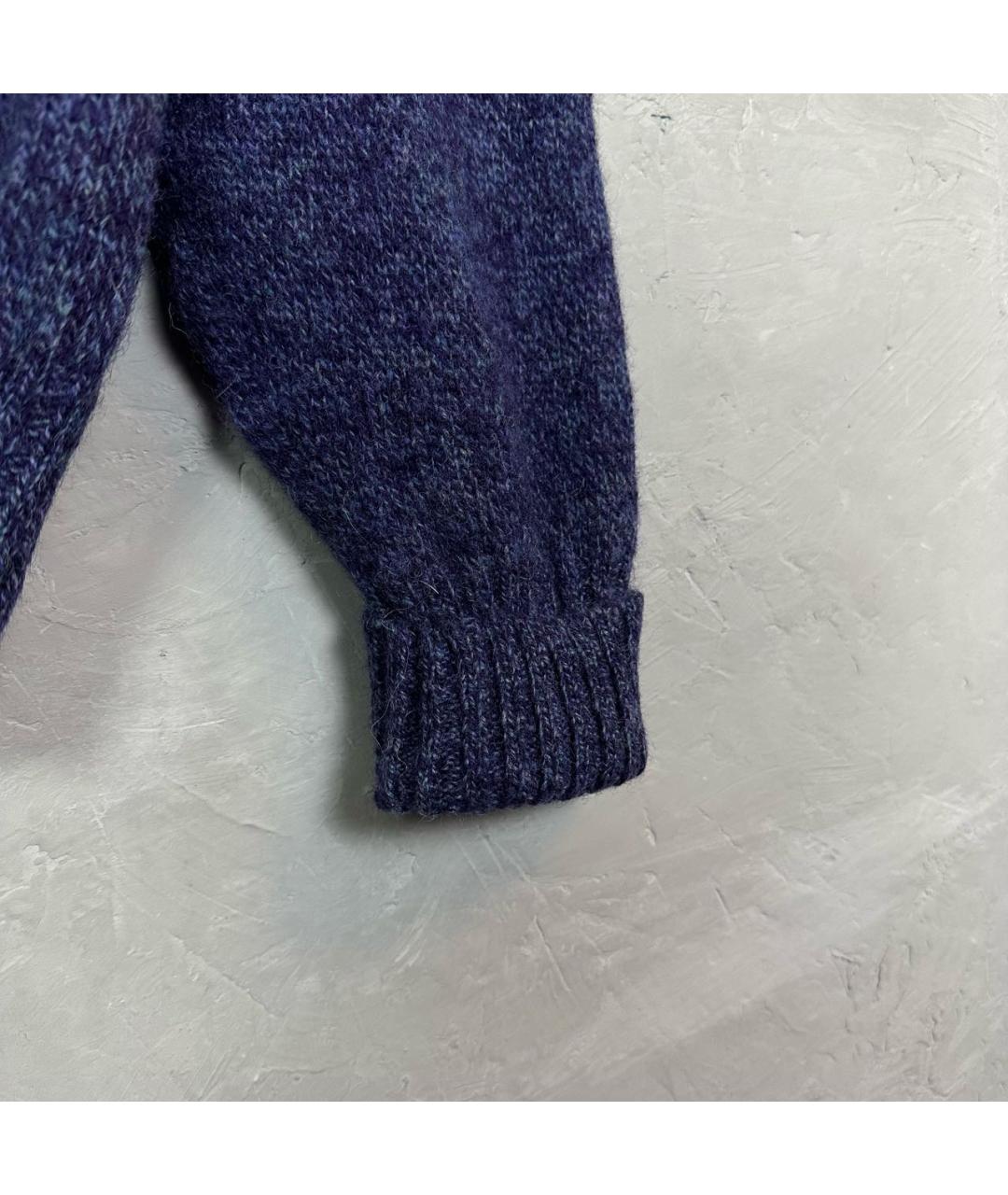 WOOLRICH Фиолетовый шерстяной джемпер / свитер, фото 5