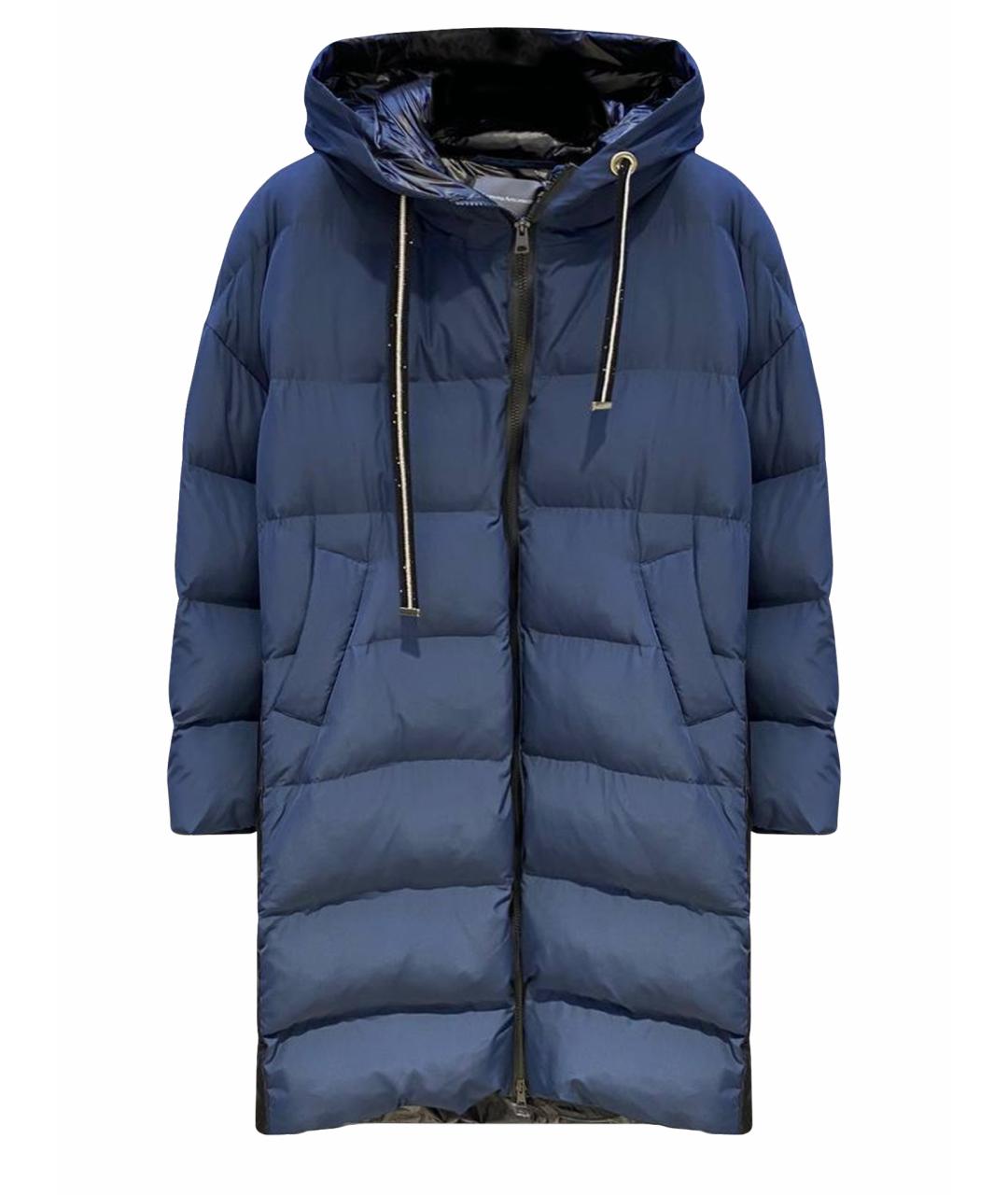 LORENA ANTONIAZZI Синий полиэстеровый пуховик, фото 1