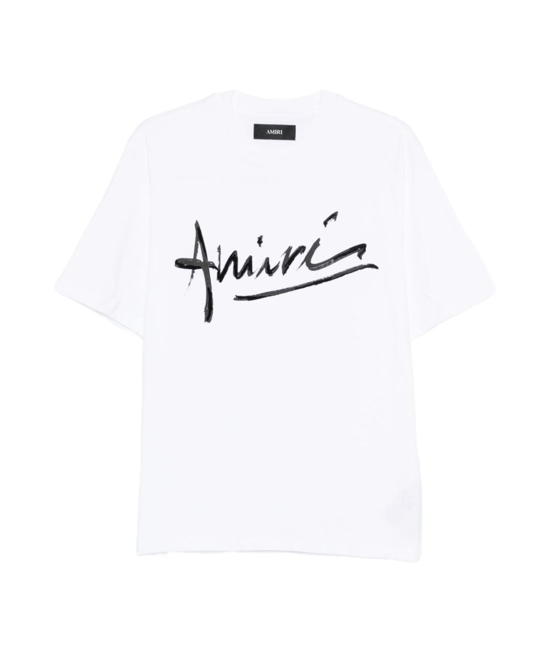 AMIRI Белая хлопковая футболка, фото 1