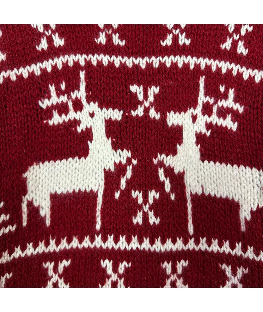 WOOLRICH Красный шерстяной джемпер / свитер, фото 6