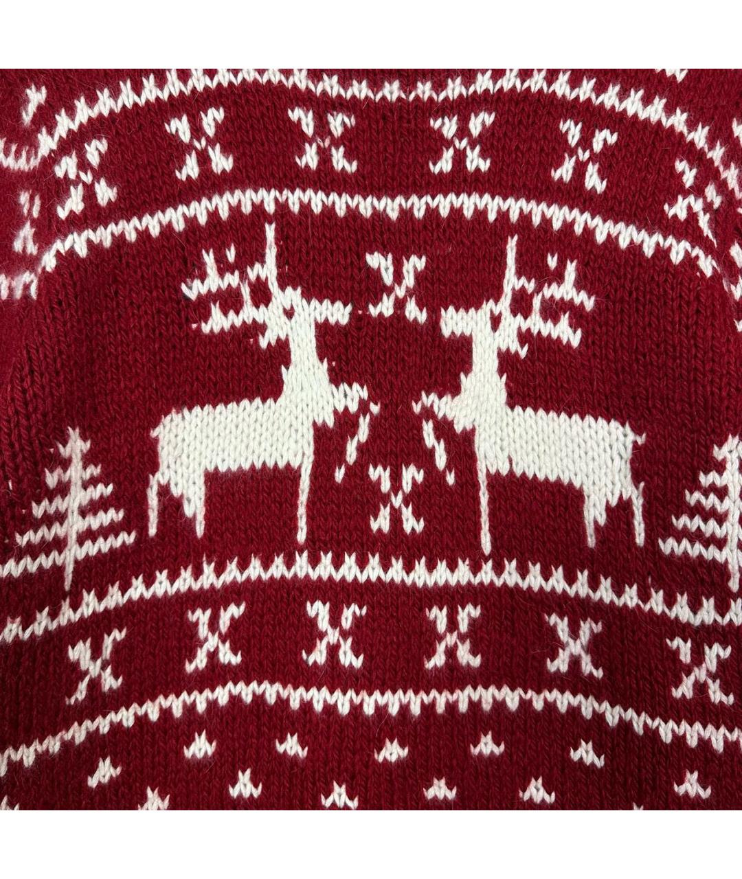 WOOLRICH Красный шерстяной джемпер / свитер, фото 5