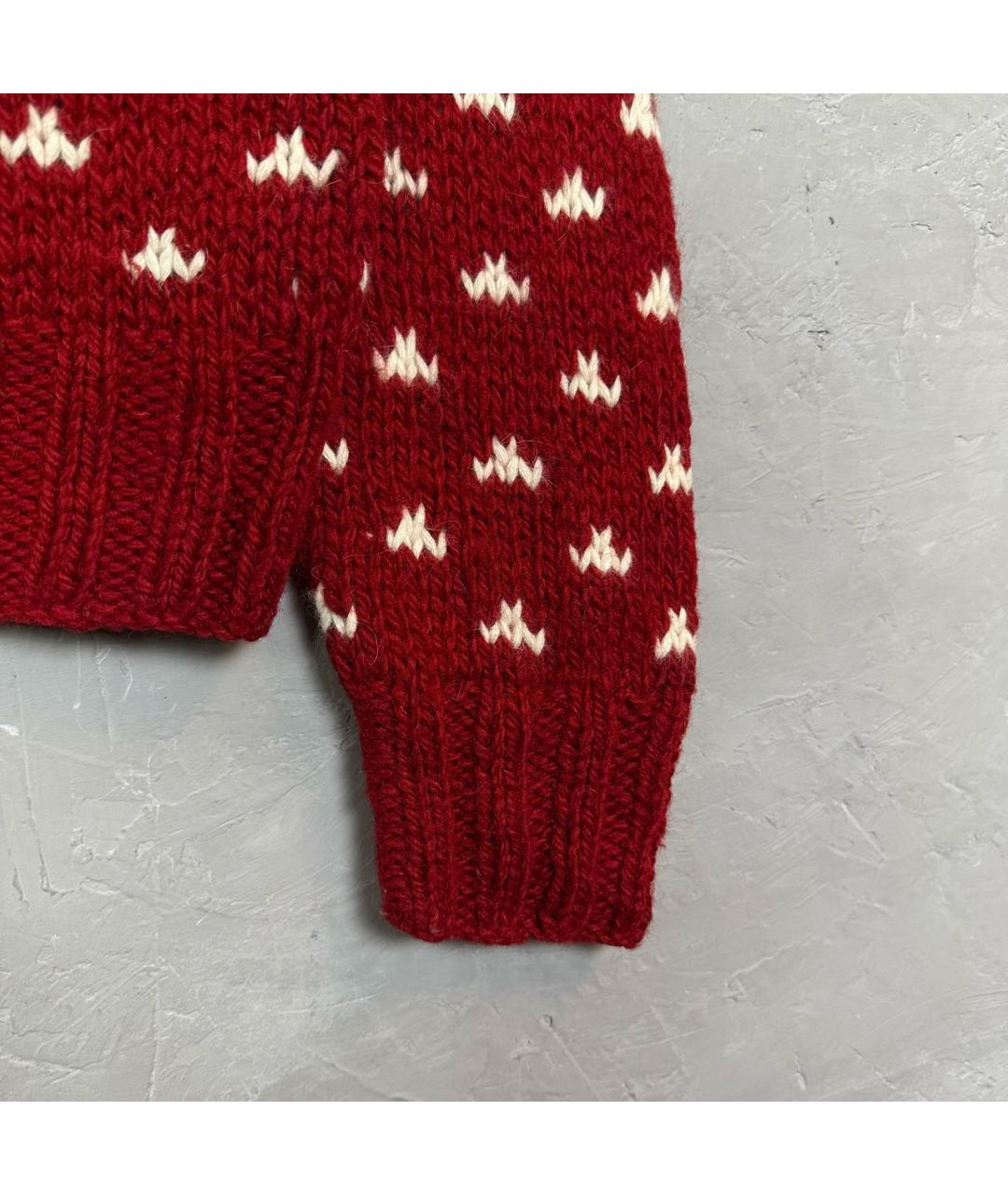 WOOLRICH Красный шерстяной джемпер / свитер, фото 7