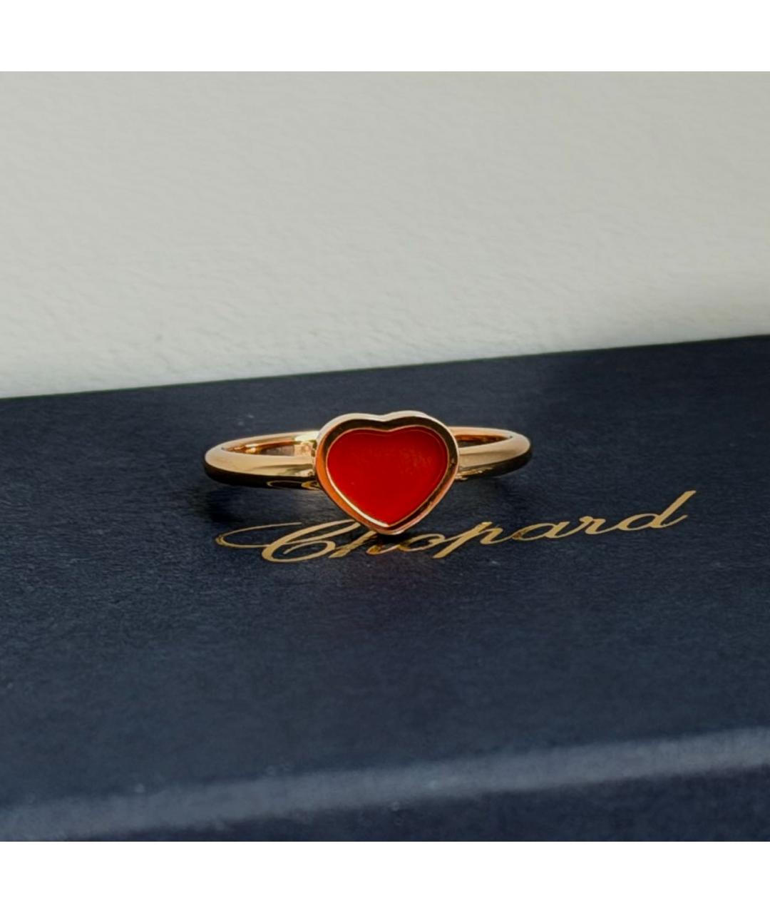 CHOPARD Красное кольцо из розового золота, фото 7