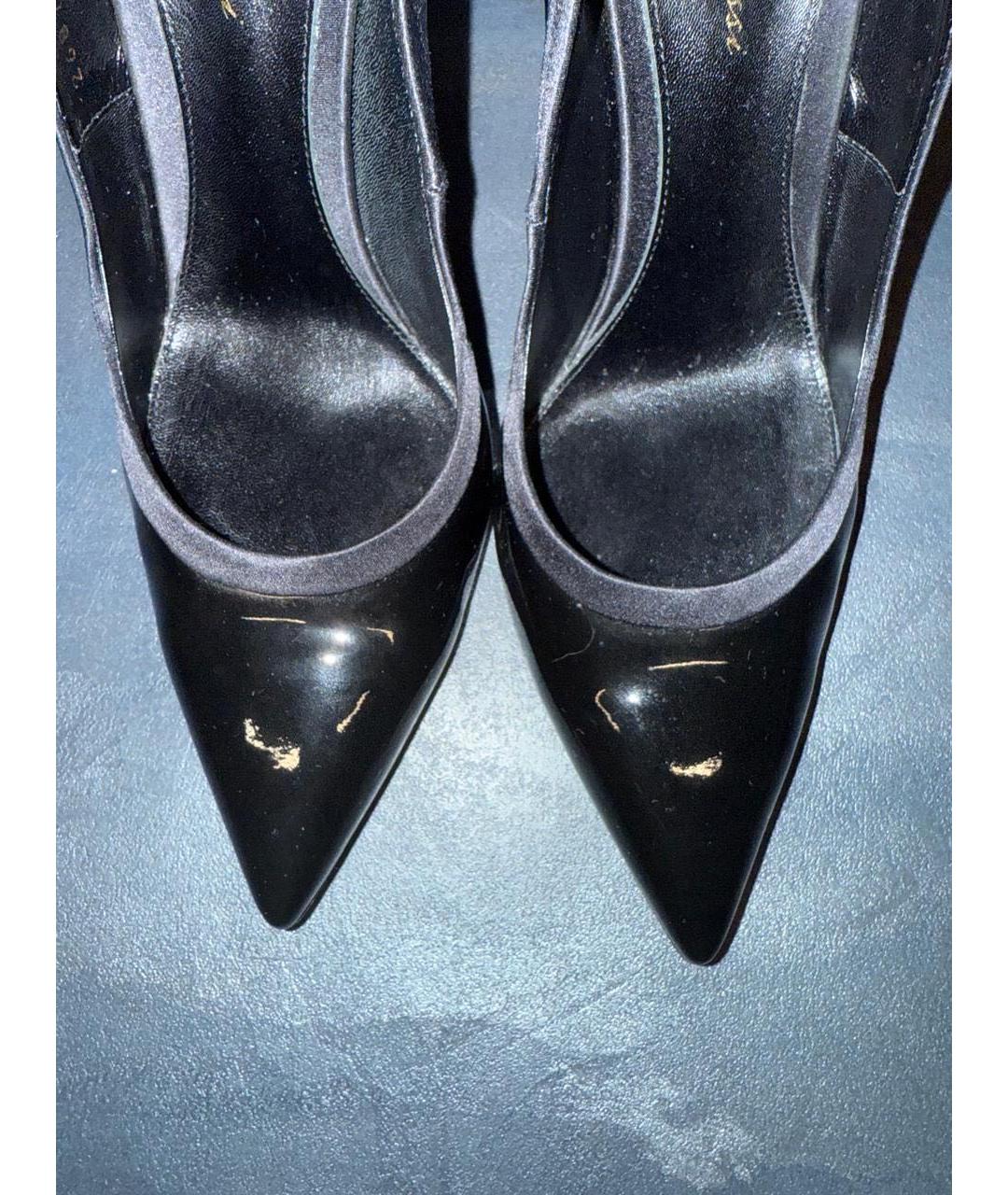 GIANVITO ROSSI Черные туфли из лакированной кожи, фото 6