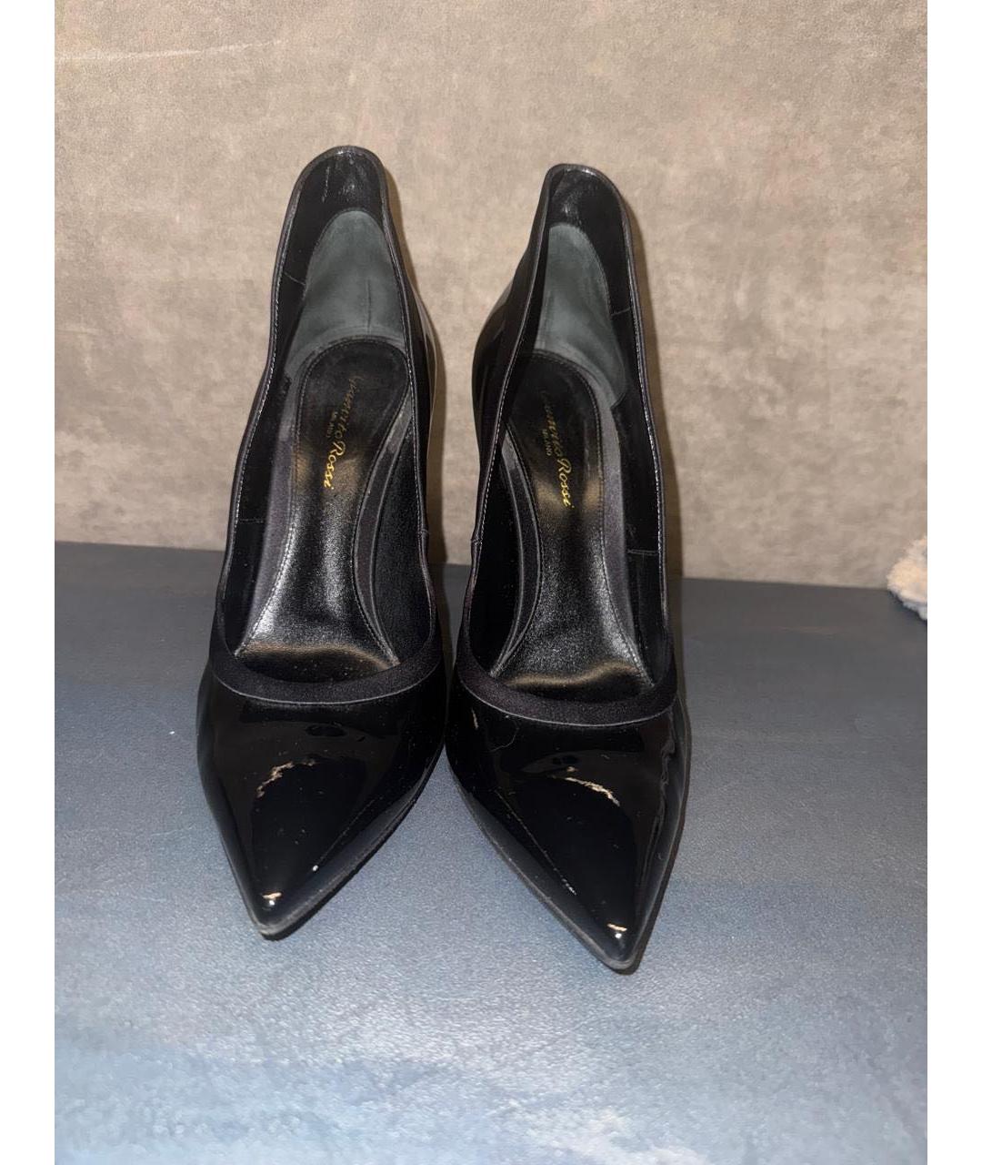 GIANVITO ROSSI Черные туфли из лакированной кожи, фото 2