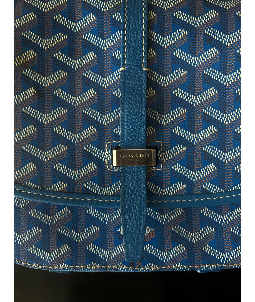 GOYARD Синяя сумка через плечо, фото 3