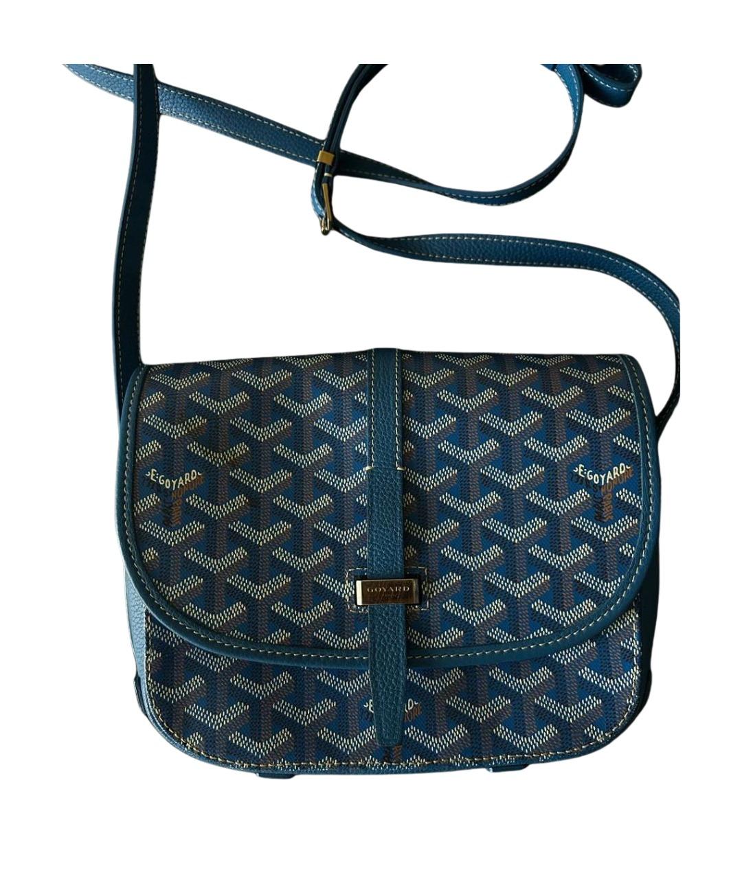 GOYARD Синяя сумка через плечо, фото 1