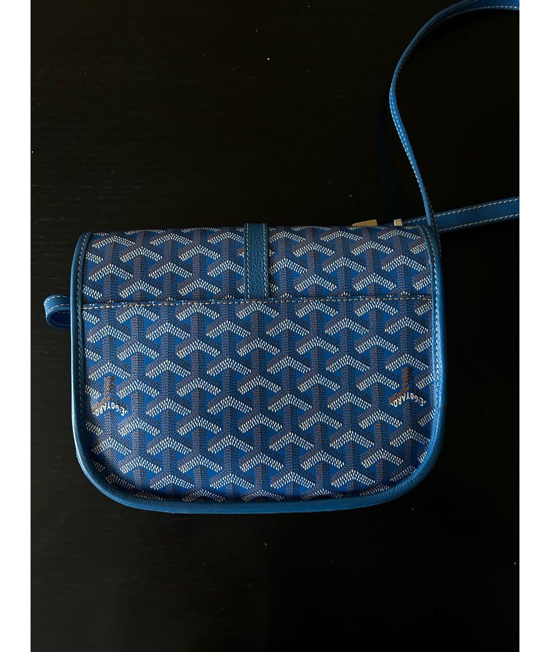 GOYARD Синяя сумка через плечо, фото 2