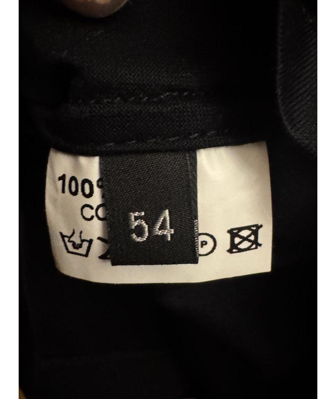 MASSIMO SFORZA Черное хлопковое поло с коротким рукавом, фото 3