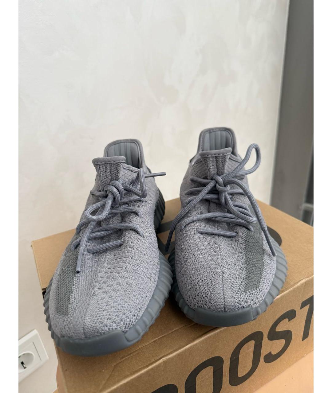 ADIDAS YEEZY Серые текстильные кроссовки, фото 3