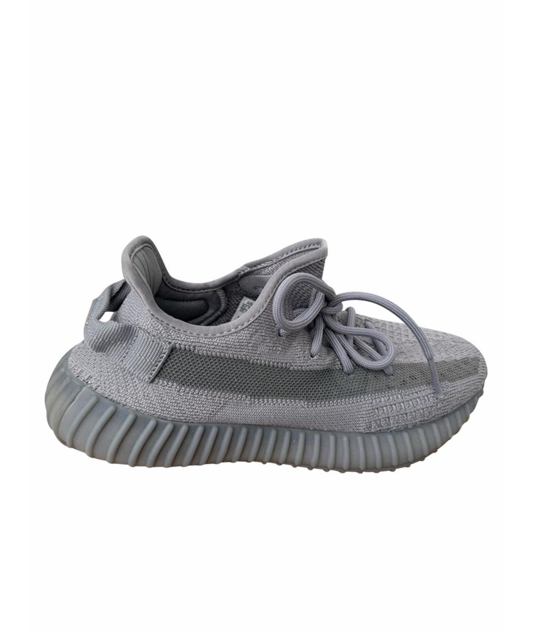 ADIDAS YEEZY Серые текстильные кроссовки, фото 1