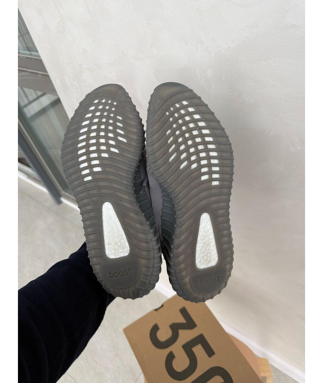 ADIDAS YEEZY Серые текстильные кроссовки, фото 5