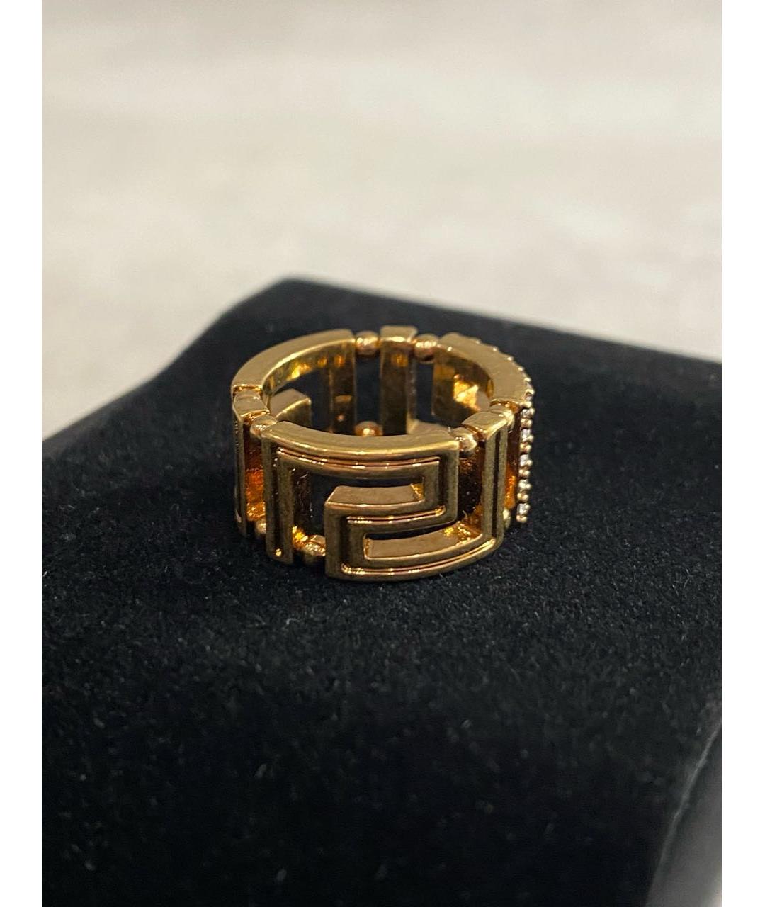 VERSACE Золотое латунное кольцо, фото 4